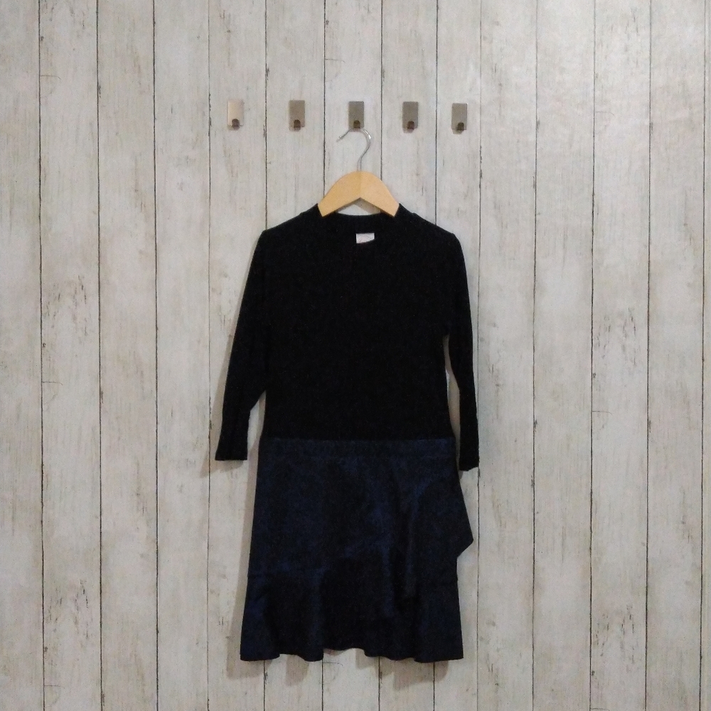 WonderNation Girls 7/8 Long Sleeve Dress